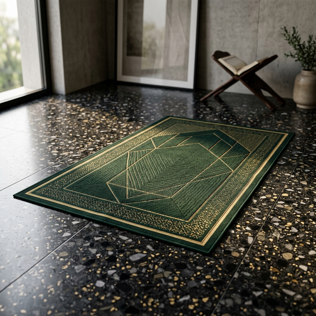 The Medina Star Prayer Mat